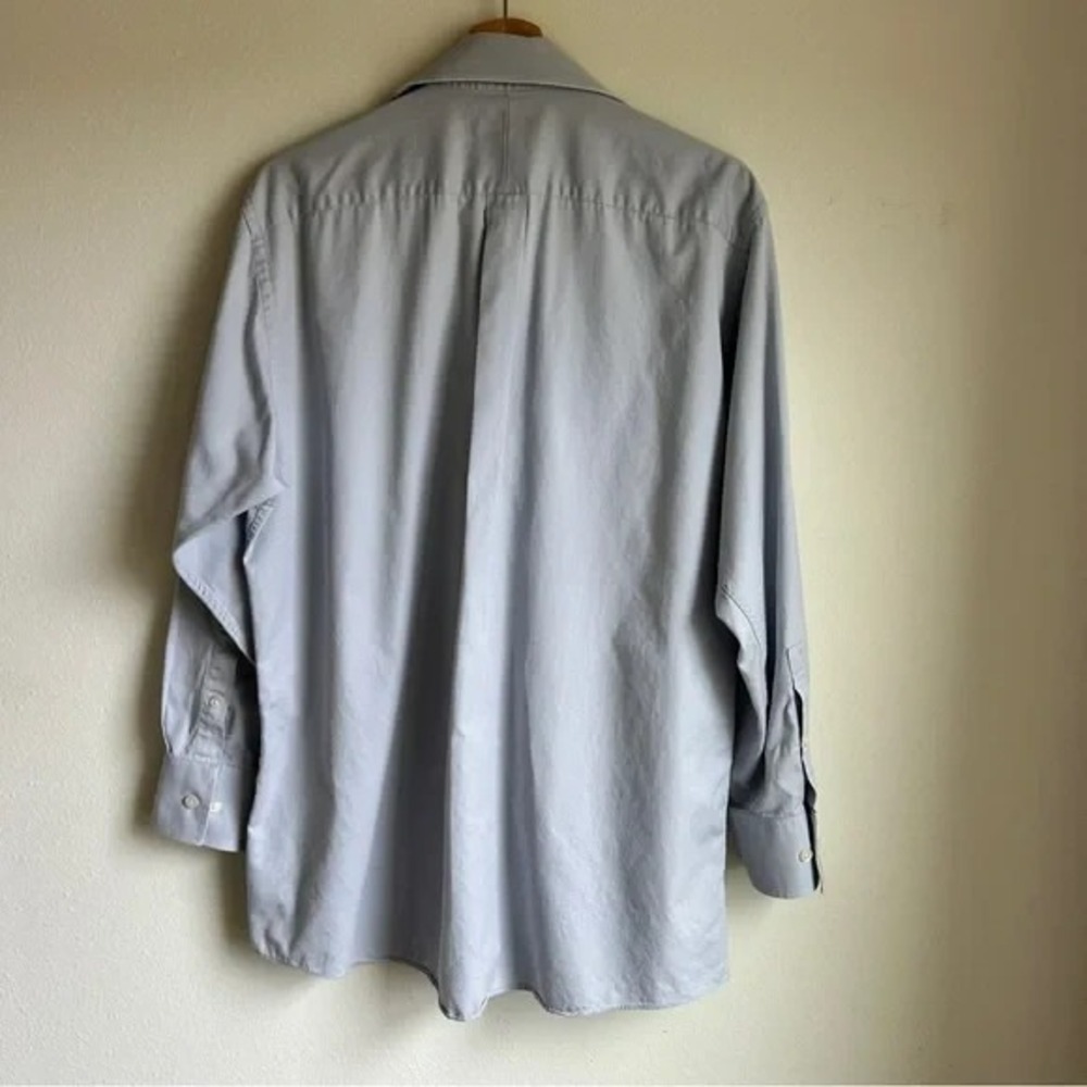 Michael Kors I Large Light Blue‎ Gray Dress Shirt I Button Up, Collar I Size L - Picture 3 of 10